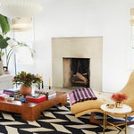 Black and White and Yellow Living room