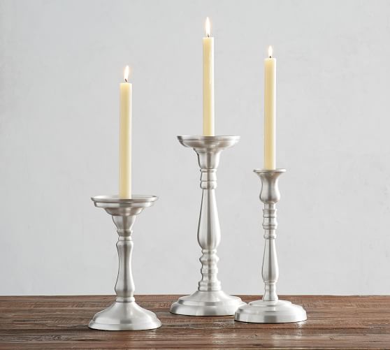 silver candlesticks