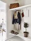 The Best Shelves for Small Spaces Awkward Angle Mudroom