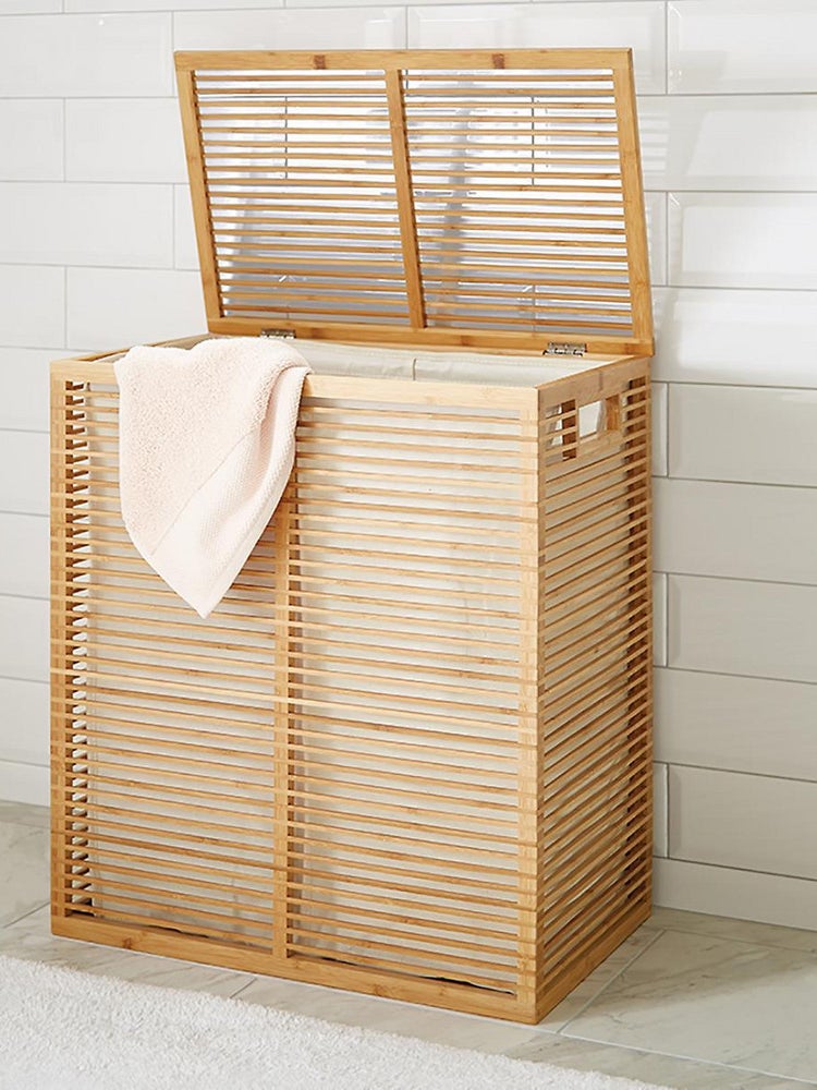 9 Cool Container Store Finds Made for Organizing Tiny Laundry Rooms