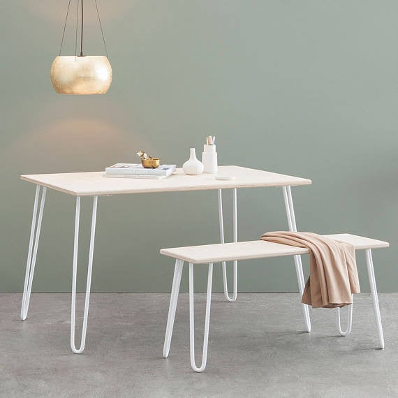 minimalist dining room table