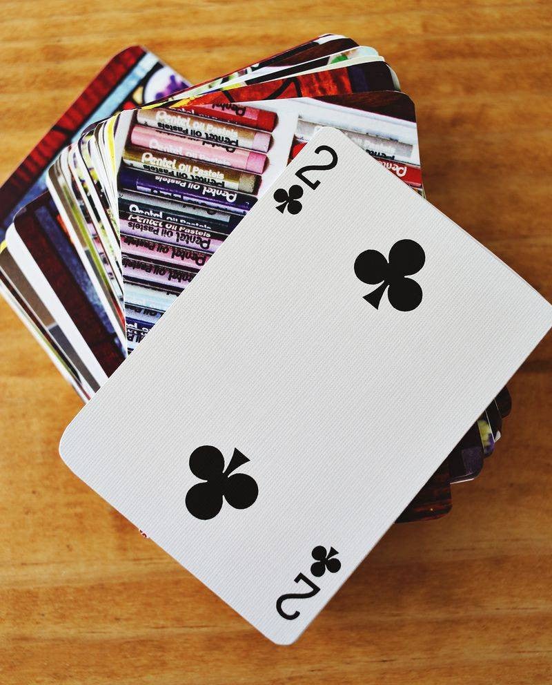 DIY Home Decor Crafts Playing Cards With Photos On Back