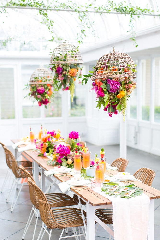 outdoor dining table decorating ideas