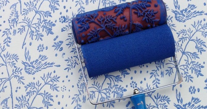 These Patterned Paint Rollers Are The Best Wallpaper Alternatives