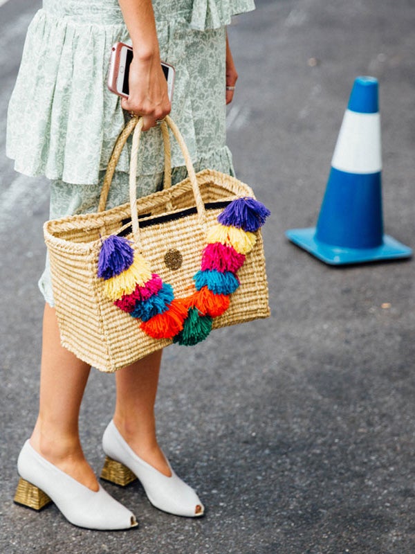 9 Ways to Use Straw Accessories This Spring and Summer- boho straw bag