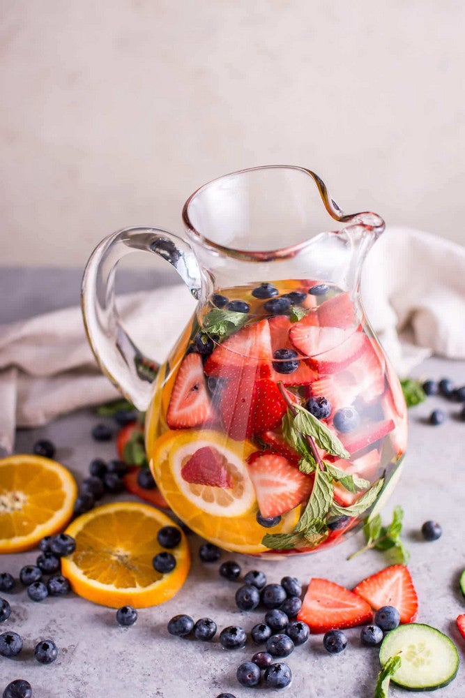 12 Refreshing Infused Water Recipes To Try ASAP: citrus & berries