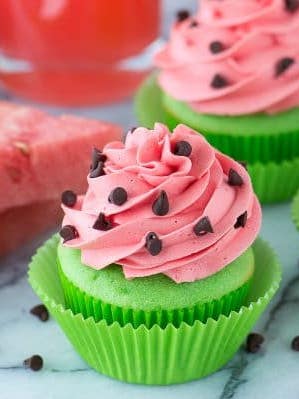 summer cupcake recipes watermelon