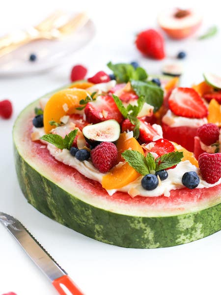 watermelon recipes for summer fruit dessert pizza