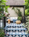 Outdoor Decorating Ideas For Summer - bold patio tiles