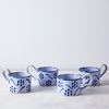 Dansk Vandvid Ceramics by Niels Refsgaard set of four coffee mugs
