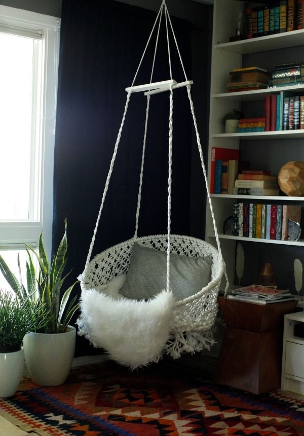 your definitive guide to chairs hanging from the ceiling