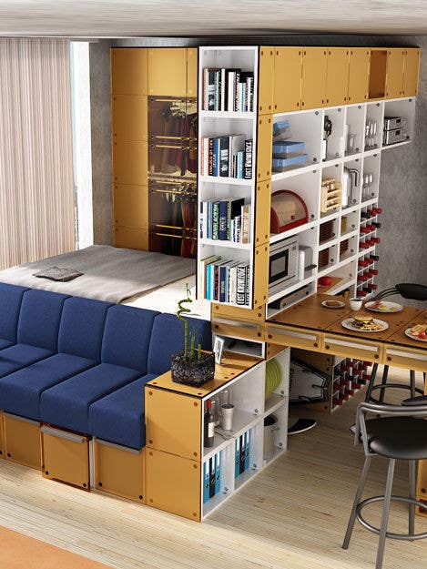 multifunction furniture that transforms tiny spaces