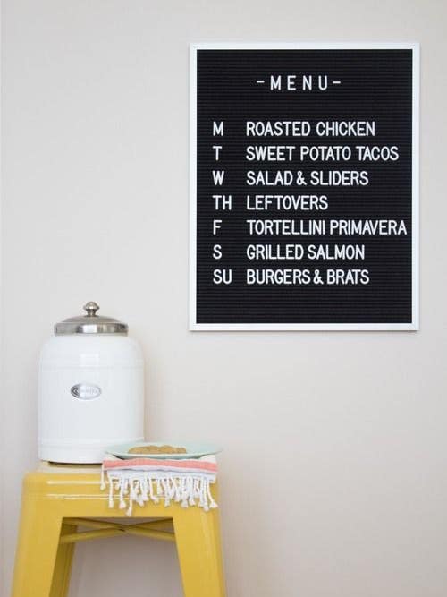 how to style a menu (when you’re over chalkboard)