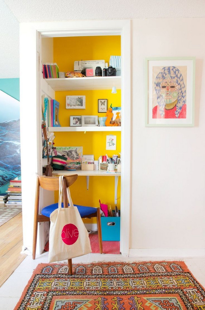 Closet Office Ideas Pinterest