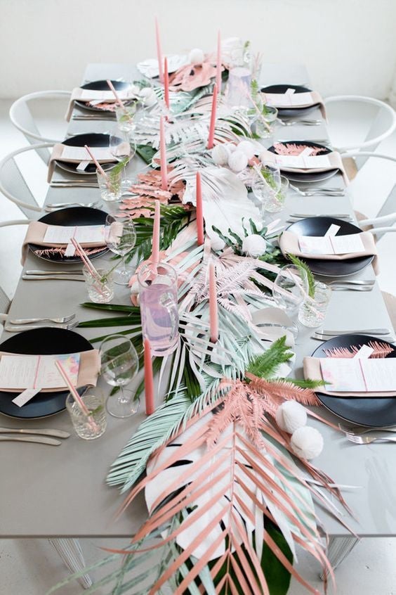 spray-painted-palms-table-setting