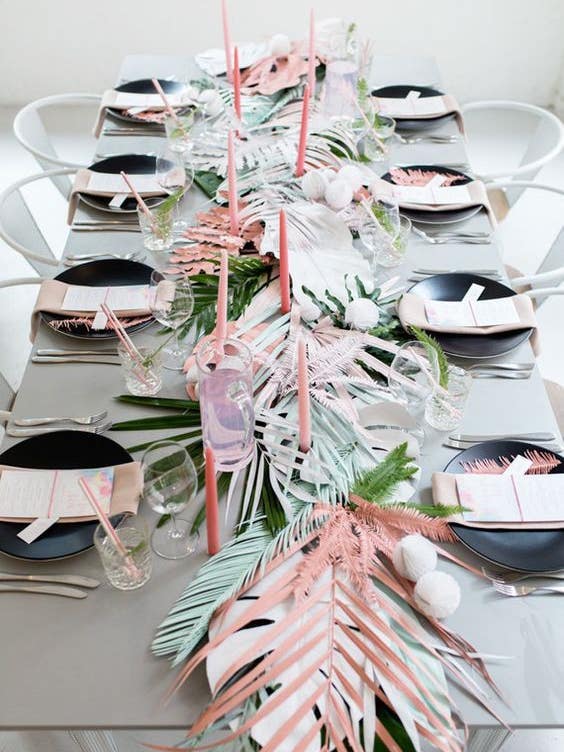spray-painted-palms-table-setting