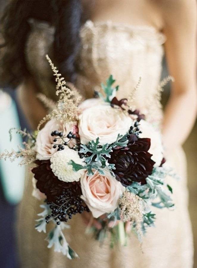 wedding color ideas for fall bouquet
