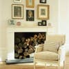 mantel decorating ideas for spring mantel with gallery wall
