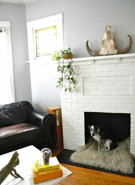 mantel decorating ideas for spring white living room brick fireplace