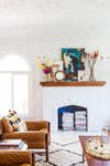 mantel decorating ideas for spring white living room brown and blue mantel decor