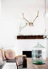 mantel decorating ideas for spring minimalist fireplace mantel with sea shells