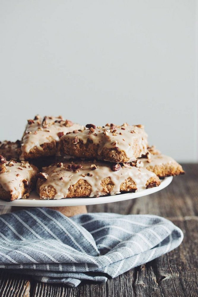 Breakfast Scones Recipes: Office Party Ideas scones on cake platter