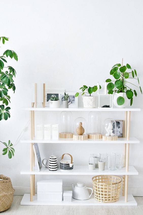 45 DIY Bookshelves: Home Project Ideas That Work scandinavian white bookshelf