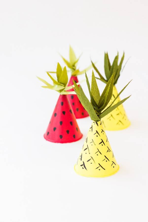 DIY Party Ideas Fruit Party Hats