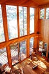 Best Modern Lake Houses Wood Beamed Seating Area