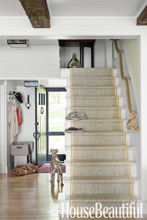 Best Modern Lake Houses Rope Staircase
