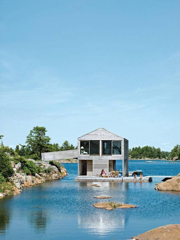 Best Modern Lake Houses Floating Home