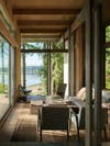 Best Modern Lake Houses Seating Area With A View