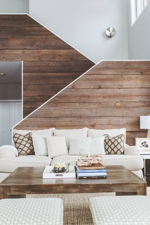 Best Modern Lake Houses Natural Wood White Living Room