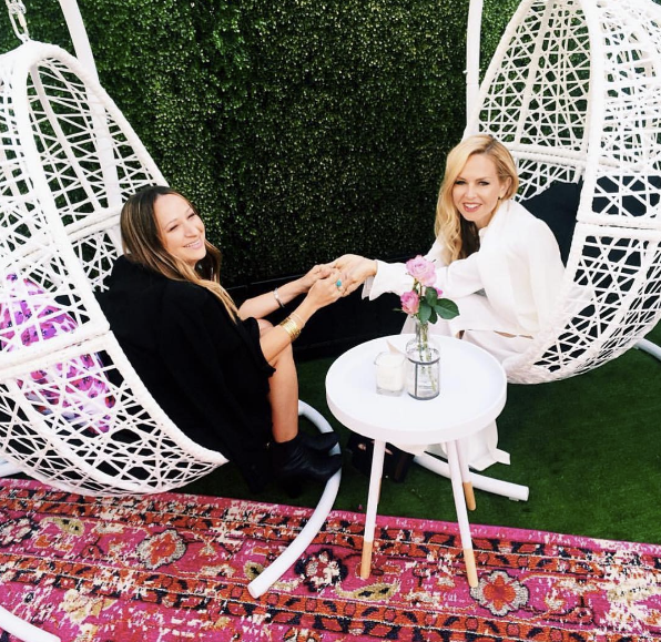 Shoppable Celebrity Instagrams Rachel Zoe Hanging White Chairs