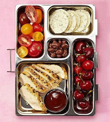 packed lunch ideas chicken bento box