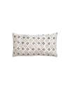 pillow shapes ivory and white printed lumbar