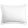pillow shapes white standard sham linen