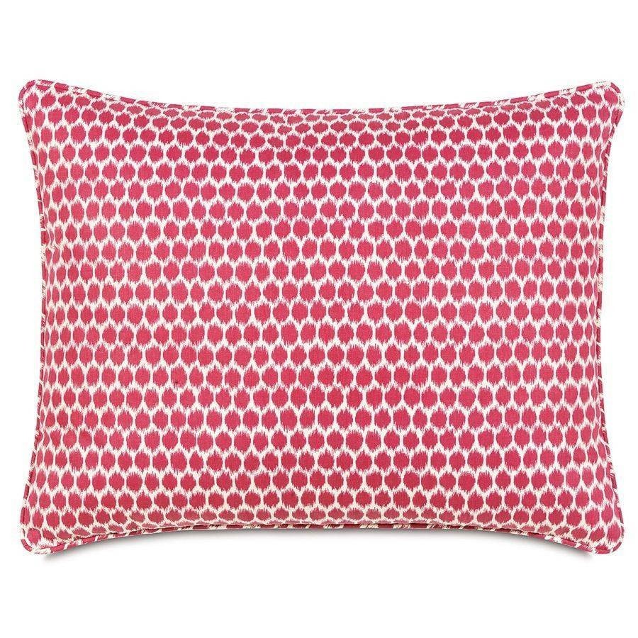 pillow shapes pink dot standard shams