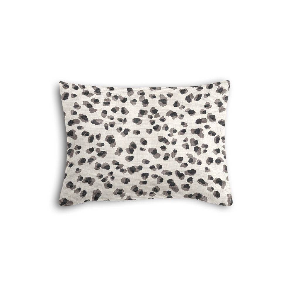 pillow shapes white and black leopard print pillow