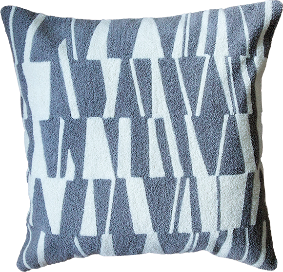 The Company Store Domino Collection Blue Pillow