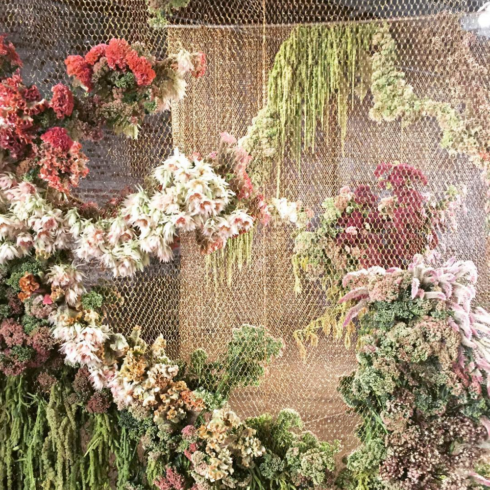 Best Set Design NYFW Ulla Johnson Floral Installations