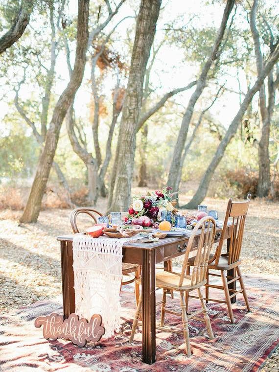 best entertaining design blogs outdoor boho table setting