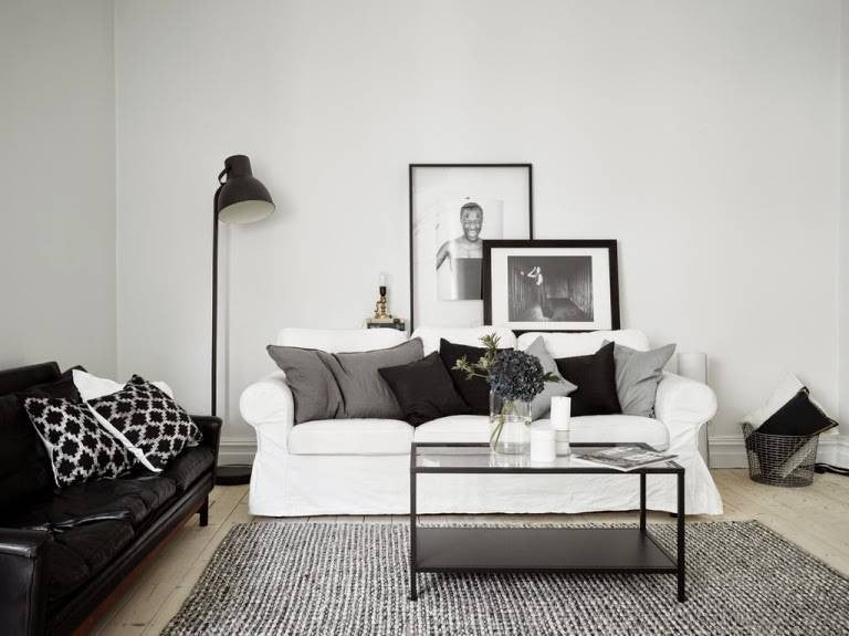 Decor Mistakes And Their Solutions White Black Gray Living Room