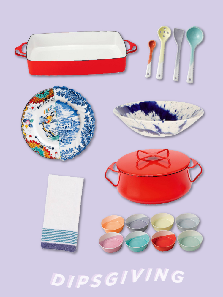 dinner party themes colorful pots and pans