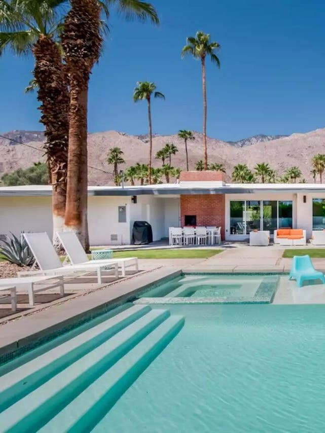 The Best Airbnb’s at Every Price Point for Coachella palm springs stunner mid century