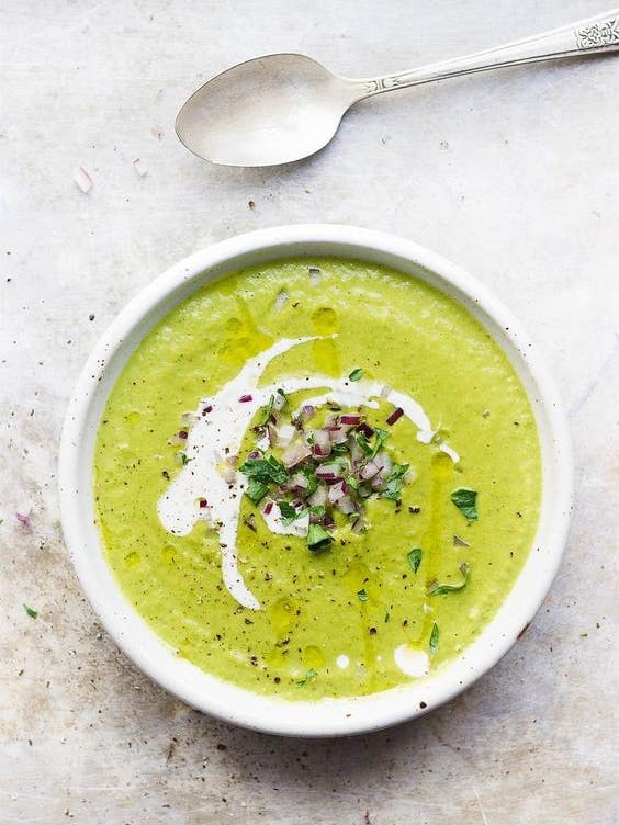 Colorful Bowls of Soup to Insta Before You Eat  creamy broccoli