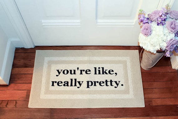 8 Cute V-Day Gifts to Order on Etsy: A Sassy Doormat