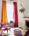 14 Decor Ideas To Instantly Upgrade Your Windows: Color Blocking Curtains