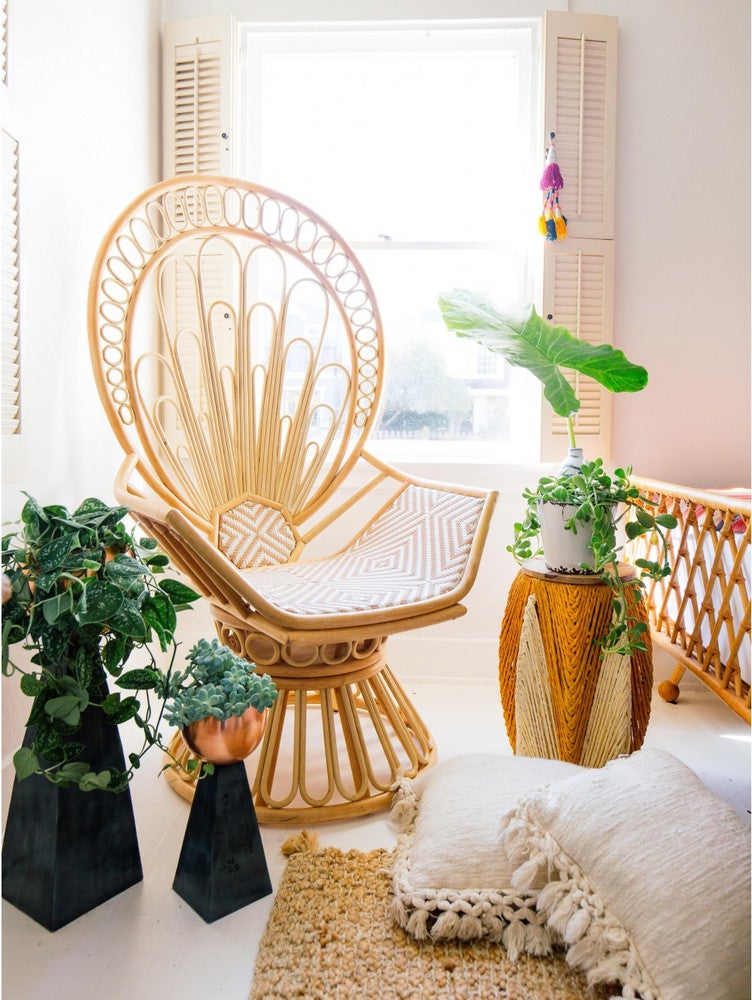 Justina Blakeney x Selamat Designs Collab: The Zahra Peacock Chair
