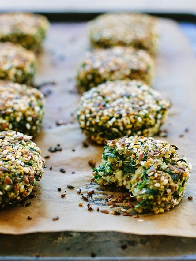8 Tasty Spring Vegetable Recipes: fava bean quinoa cakes
